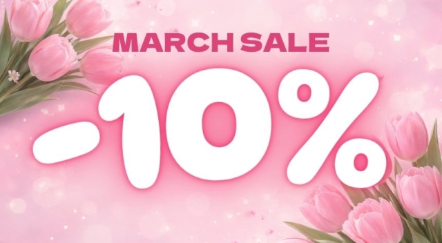 Знижка -10% до 8 березня